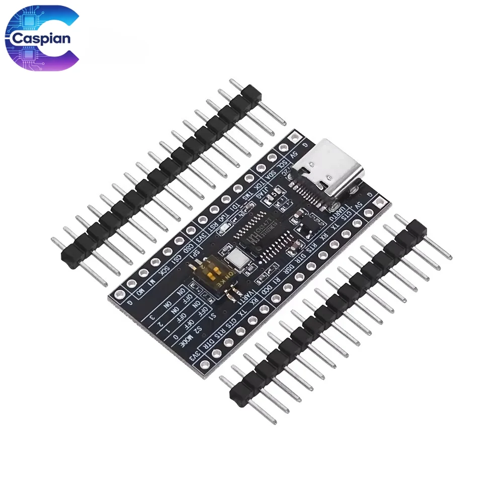 5Pcs CH347T High-Speed USB to UART/I2C/SPI/JTAG/GPIO Development Board Module
