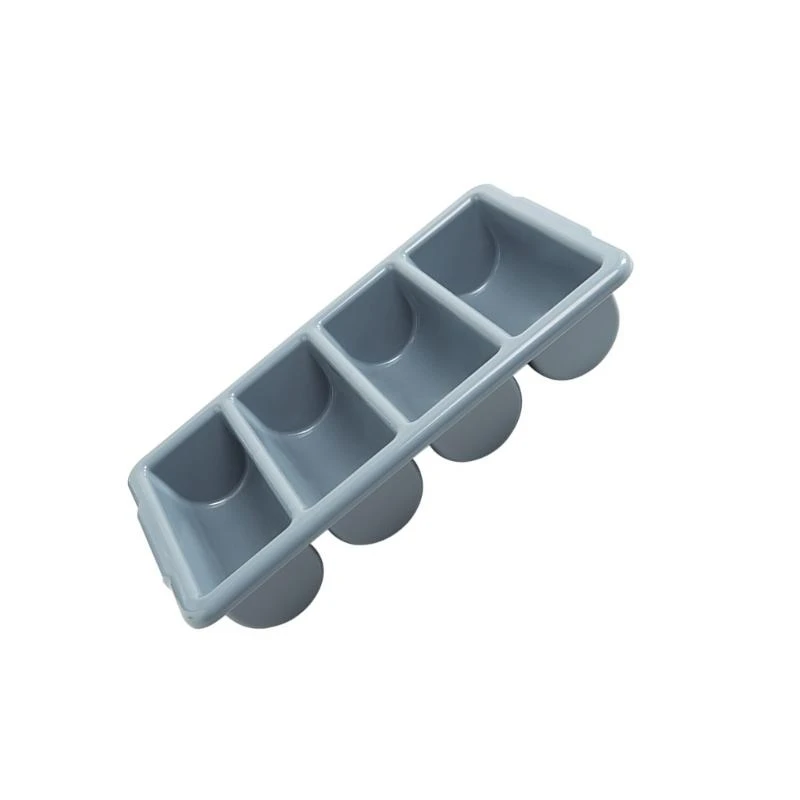 Utensilien-Aufbewahrungsbox, vier Abschnitte, Küchenorganisation, Besteckschublade, 3XUF – Detail 1
