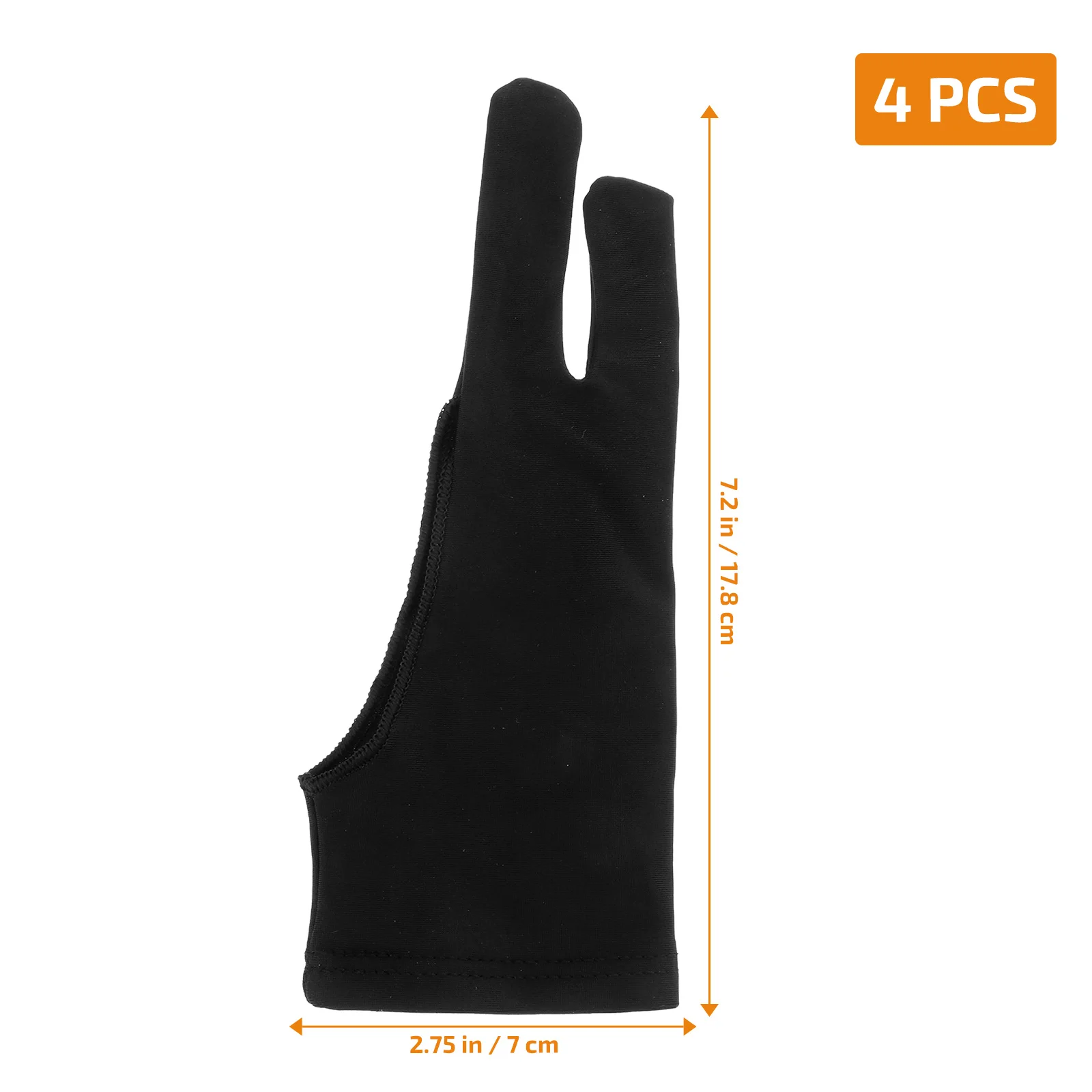 

4Pcs Professional Artist Glove Durable Sketch Drawing Gloves Creative Convenient Elastic Operation