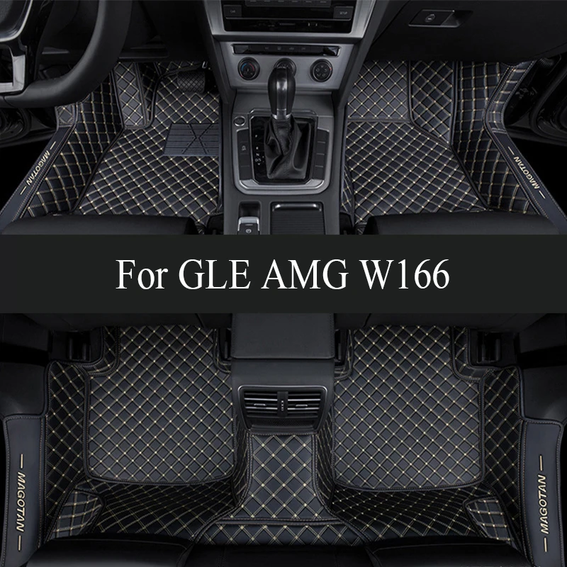 

Car Floor Mats For Mercedes Benz GLE AMG W166 53 63 63S 2015 2016 2017 2018 Custom Foot Pads Carpet Cover Interior trunk mat