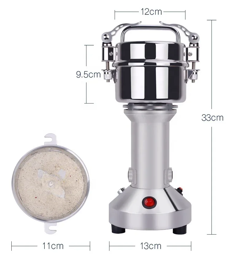 Traditional Chinese Medicine Grinder 150g Whole Grain Grinder Powder Machine Household Grinder 550W