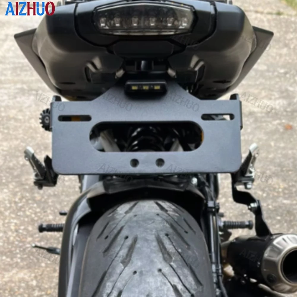 

FOR SUZUKI DR650S SE DR650S DR 650S DR650SE DR650 SE 1996-25 2026 Motorcycle Accessories License Plate Bracket Holder With Light