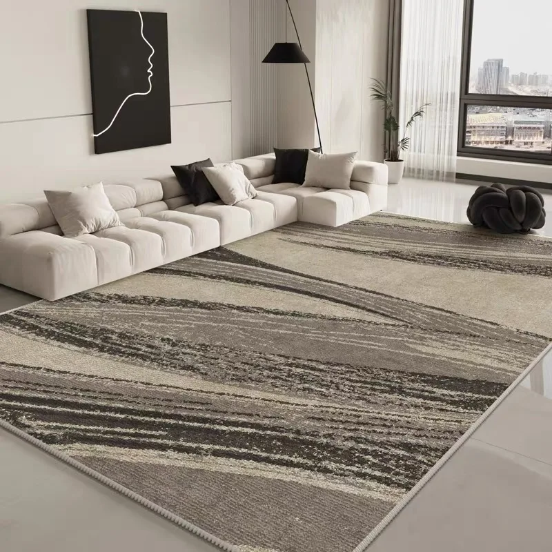 VIKAMA Light Luxury Living Room Carpet Home Non-Slip Sofa Coffee Table Blanket Bedroom Room Decoration Cloakroom Floor Mat