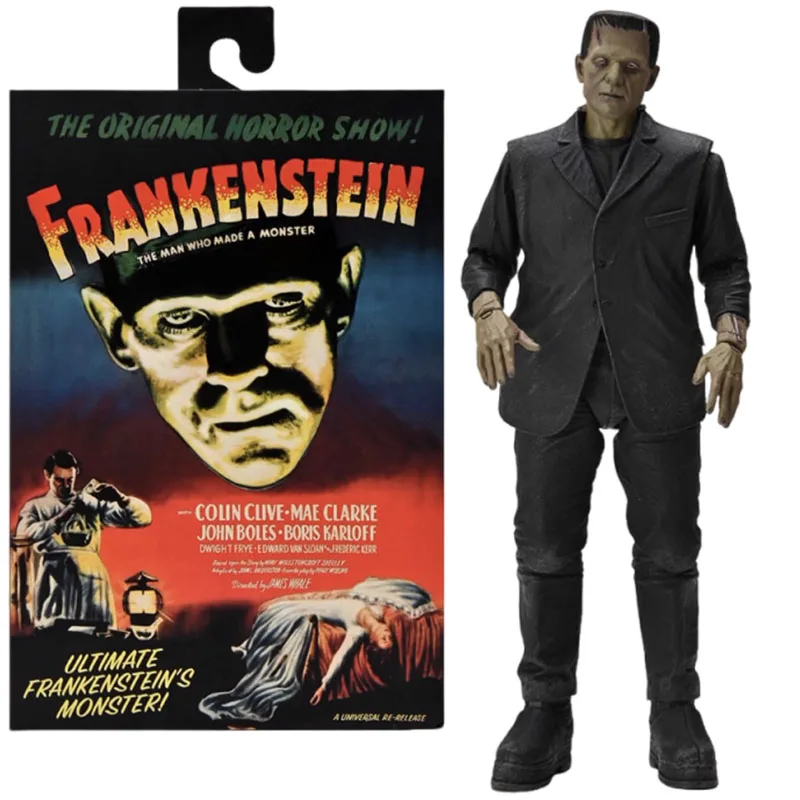 

Абсолютная фигурка монстра Франкенштейна NECA Фигурки Франкенштейна 7-дюймовая фигурка манги игрушки модель орнамент подарок на Хэллоуин