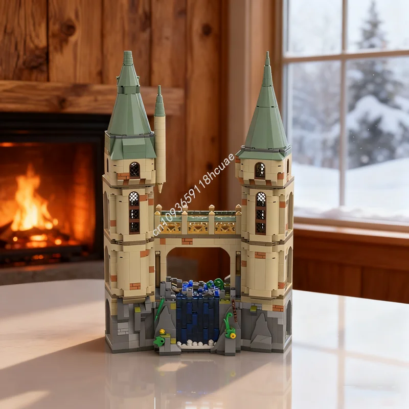 

1281pcs MOC HP Modular The Stone Bridge Harry Model Building Blocks Construction Christmas Gifts DIY Toys Creative Idea Brick