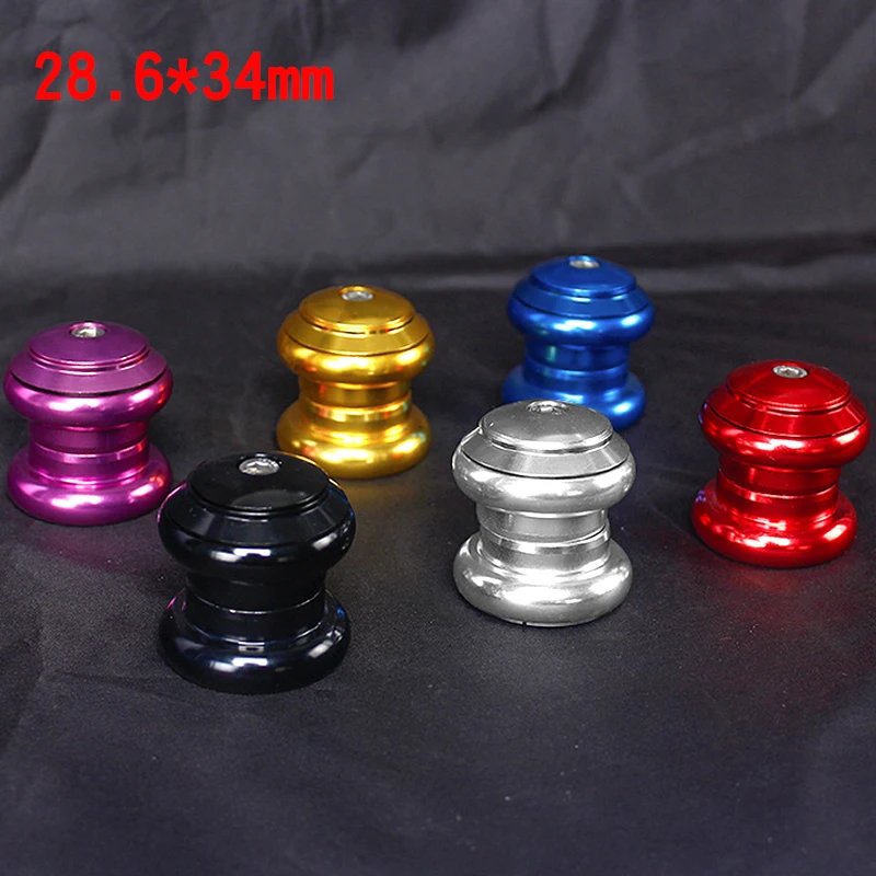 Zestaw łożysk sterów rowerowych 34mm, aluminiowe, zewnętrzne łożyska sterowe 28.6mm, do rowerów górskich i szosowych.