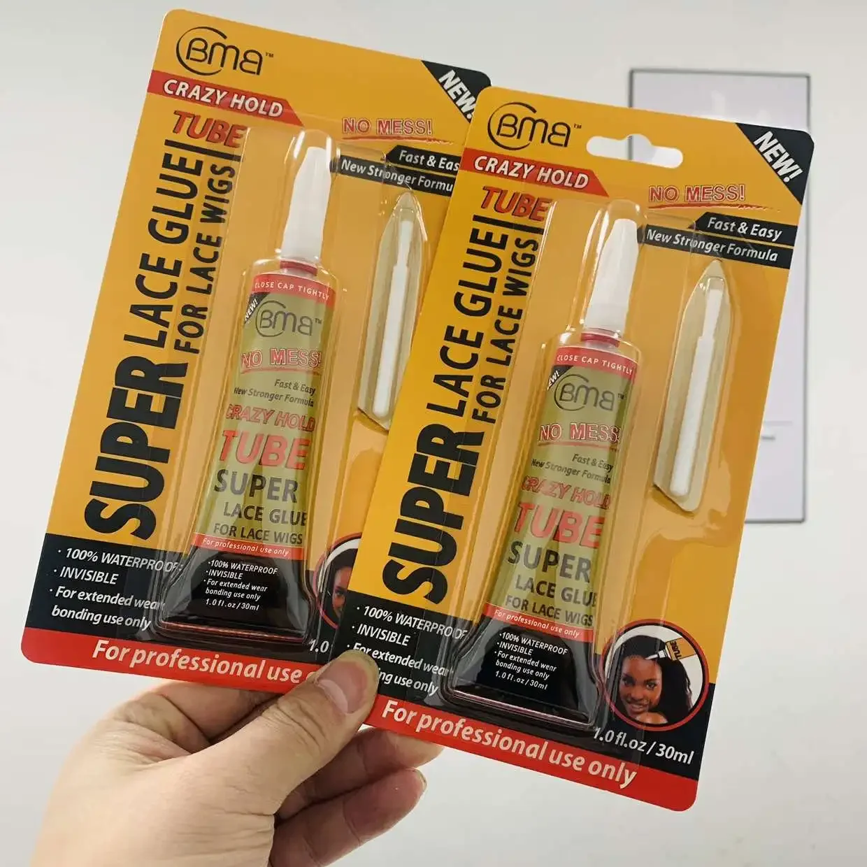 

3/2 шт. BMB супер клей водостойкий клей для кружевного парика невидимый клей для склеивания волос сильная фиксация клей для парика для парика фронтальный парик