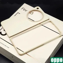 Original OPPO Find N3 Case PU Leather Ultra Thin PC Phone Cover Case For OPPO Find N3 / OnePlus Open