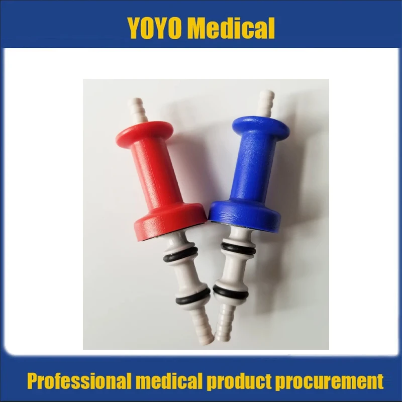 original-b-braun-hemodialysis-machine-red-and-blue-suction-rod-ab-liquid-sucker-rod-joint-handle