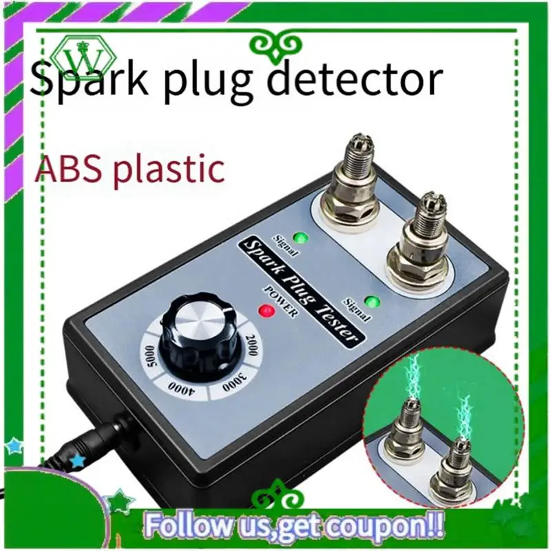 AC34-Spark Plug Tester Ignition Plug Analyzer 110V 220V To 12V Car Motorcycle For For BMW Detector EU US Plug