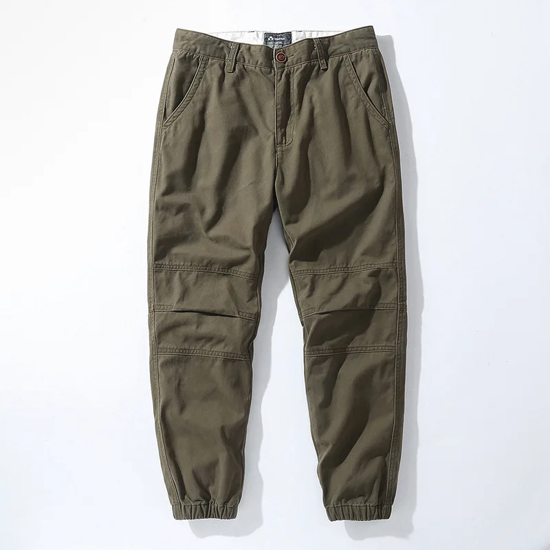 

Мужские камуфляжные брюки-карго в винтажном стиле, хлопковые повседневные свободные брюки на осень/весну, уличные спортивные штаны, походные брюки