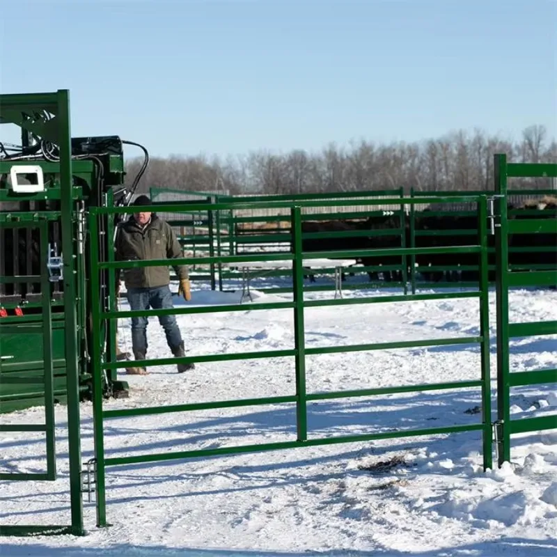 

Customized Powder Coated Ranch Horse Cattle Livestock Fence Corral Panels