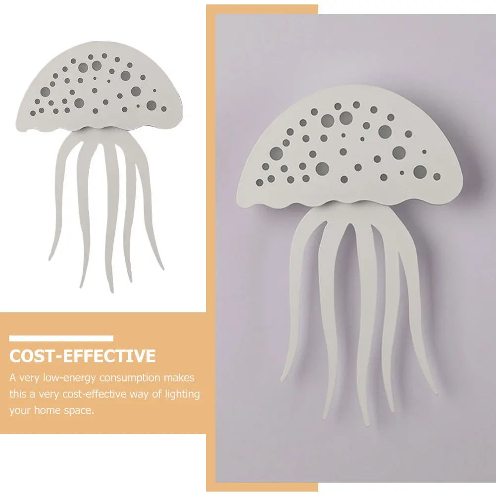

Unique Jellyfish Wall Lamp Modern Minimalist LED Light for Living Room Hallway Hotel Backdrop Decor Energy Saving Efficient