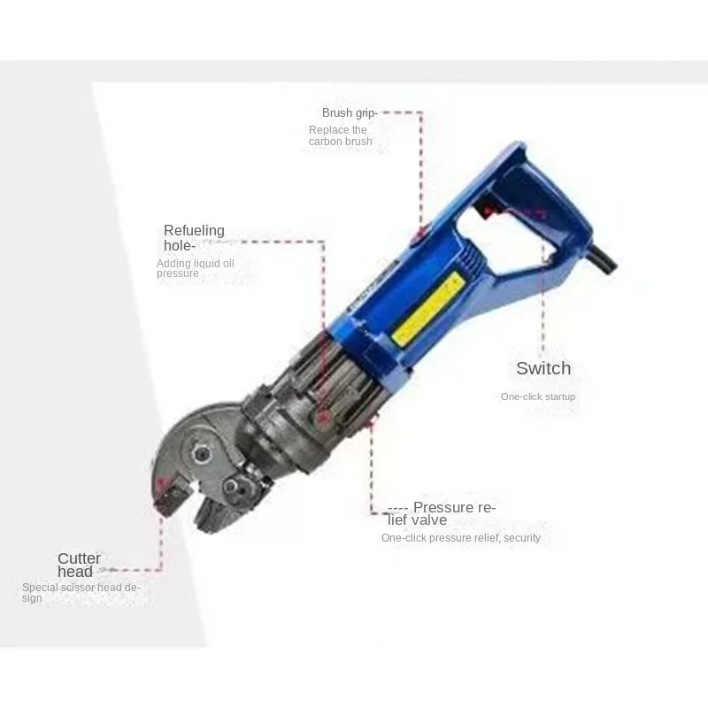 Hrc-20 Steel Shears Electric Hydraulic Scissors Portable Rebar Cutting Machine Can Cut All Kinds of Cast Steel Rebar Scissors