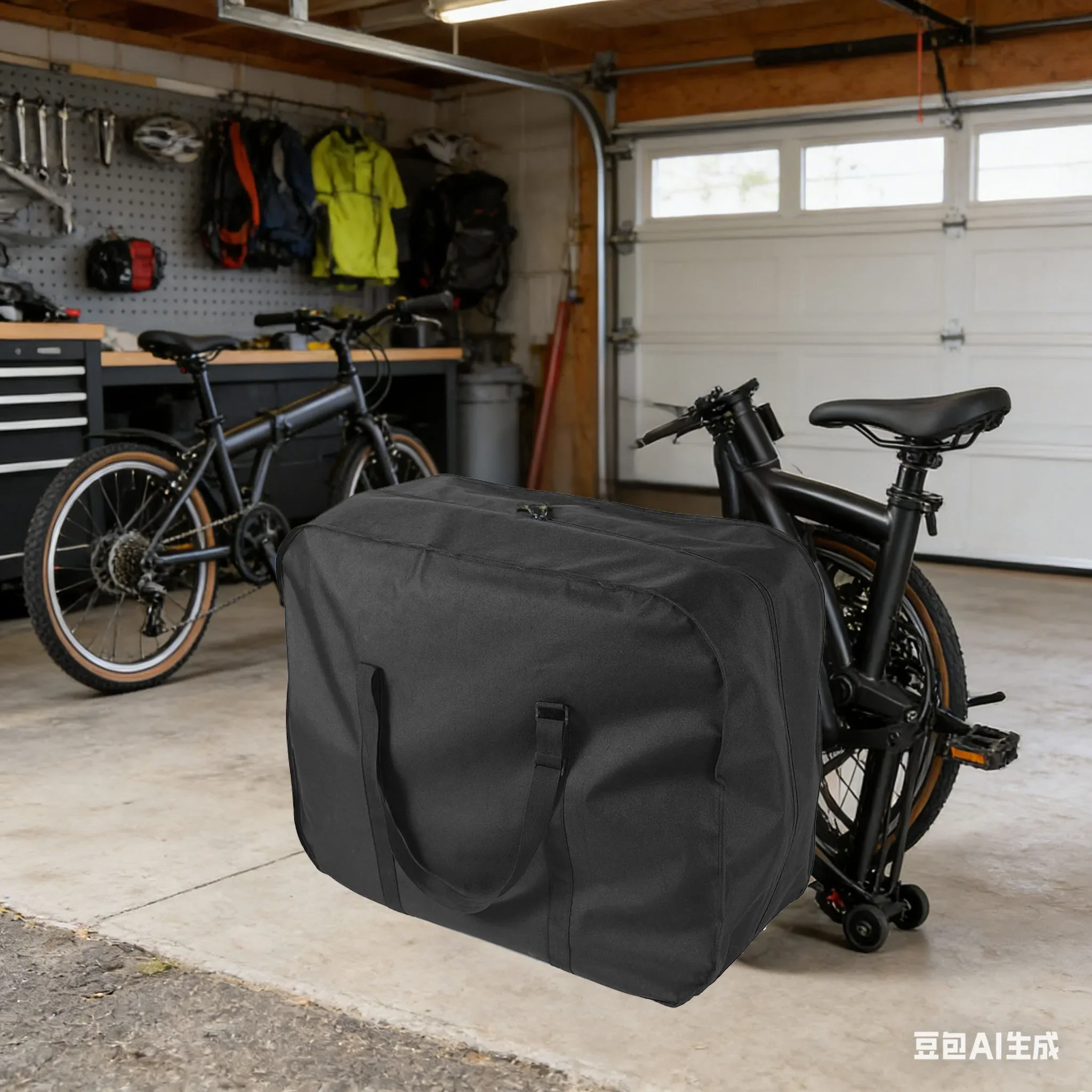 

Folding Bike Storage Bag For Brompton For Dahon 14-16/18-20inch Folding Bicycle Oxford Cloth Loading Bag With Adjustable Strap