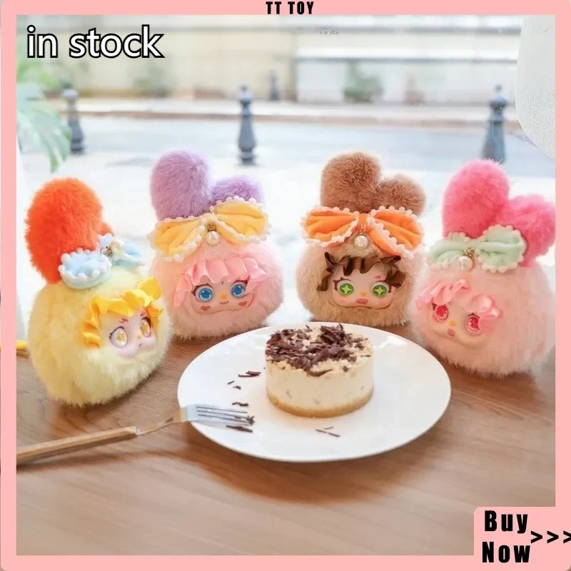 

XIVO Sweet Bunny Adventure Series Vinyl Plush Pendant Blind Box Cute Rabbit Doll Keychain Pendant Desktop Decorative Ornaments