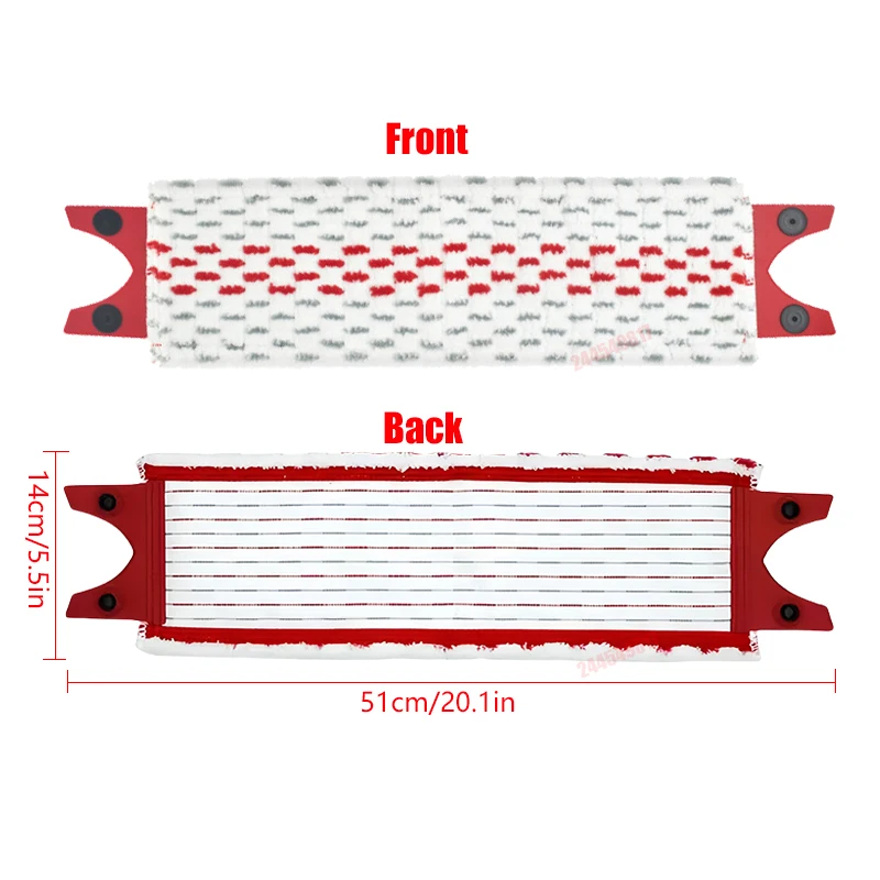 Zmywalna ściereczka do mopa XL Akcesoria do odkurzacza parowego Vileda UltraMax Nakładki do mopa podłogowego z mikrofibry Płaskie części maszyn