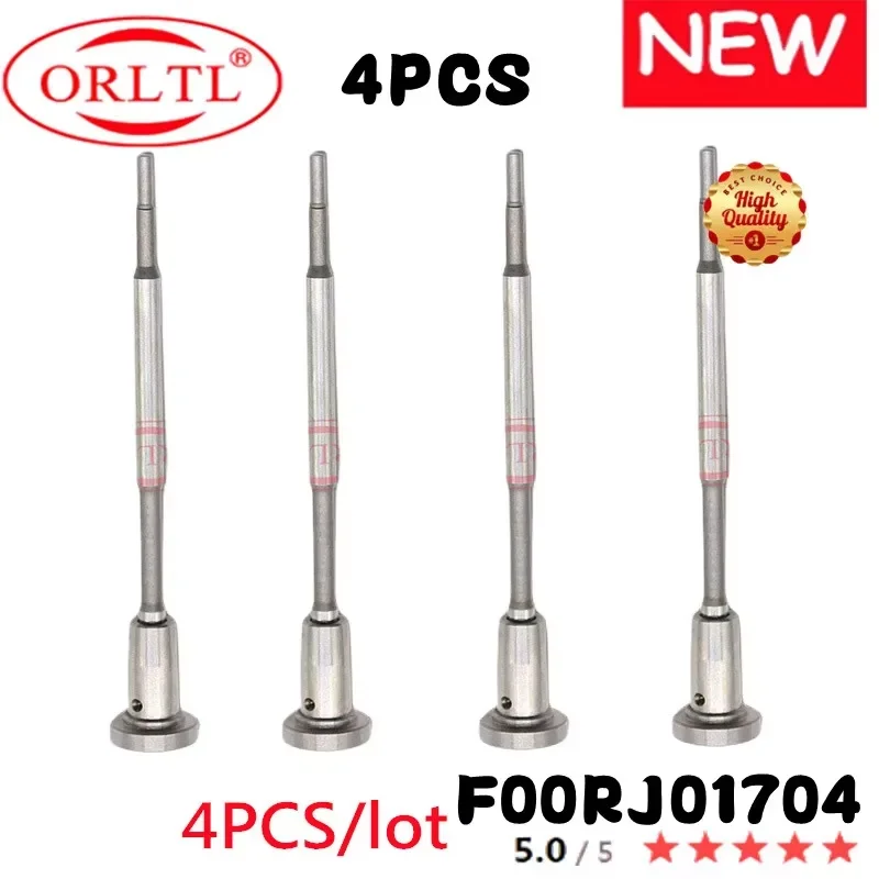 

Комплект из 4 ремкомплектов клапанов F00RJ01704 (F 00R J01 704, FOORJ01704) для форсунок Common Rail, клапан управления для инжектора 0445120141