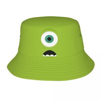 Mike Wazowski Monsters Universal Bucket Hat for Women Men Travel Sun Hats Foldable for Outdoor Sport Fishing Caps Dropshipping