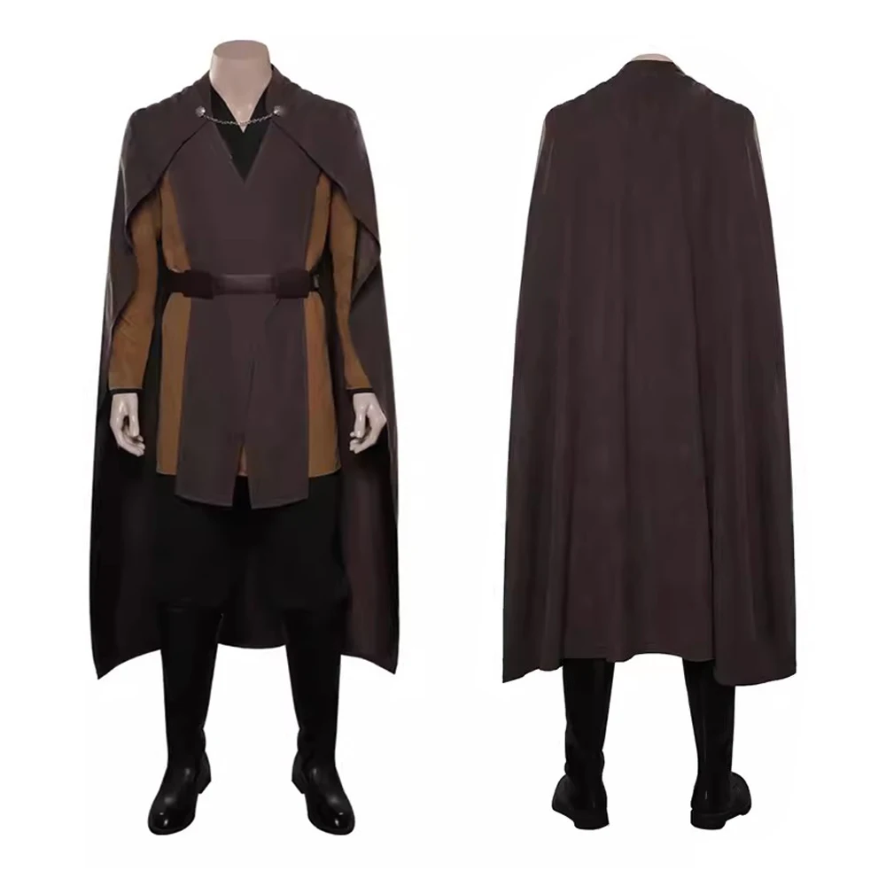 Tales of the Jedi Count Dooku Cosplay Costume, Everak Pants Outfits, Roleplay Uniform for Adult Men, Halloween Carnival