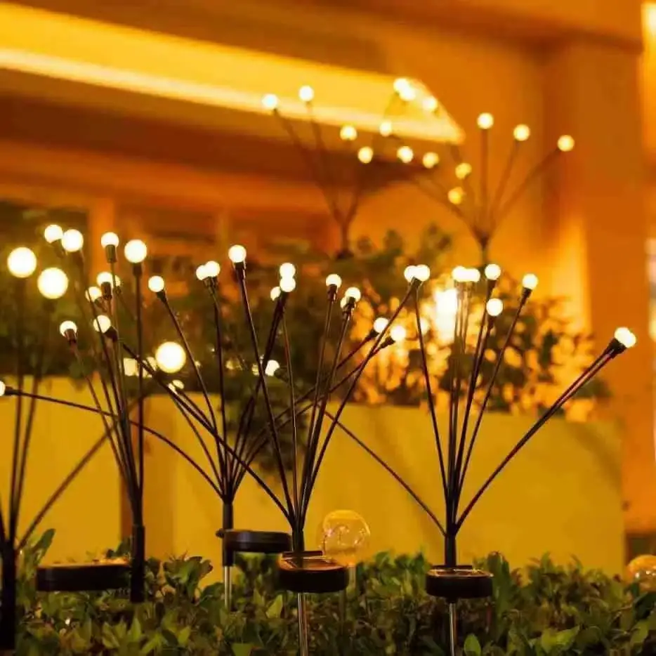 New Solar Firefly LED Lawn and Courtyard Outdoor Light