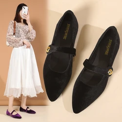 Shoes for Women Flats Loafers Mary Jane Casual Low Heel Spring Summer Designer Socofy Elegant Woman on Offer Dropshipping Center