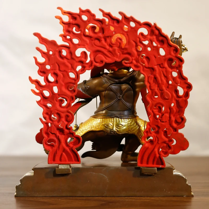 GOOD quality Gilding Buddha statue Asia Nepal Tibet temple bless safe healthy good luck Vajrapani PU SA bronze buddha