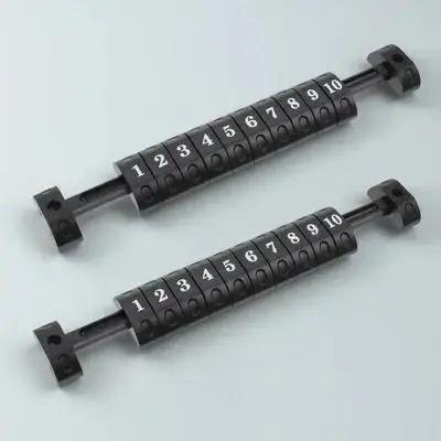 축구 기계용 2개입 점수 표시기 신뢰할 수 있는 플라스틱 점수 기록기 바 마모된 카운터 교체 부드러운 작동