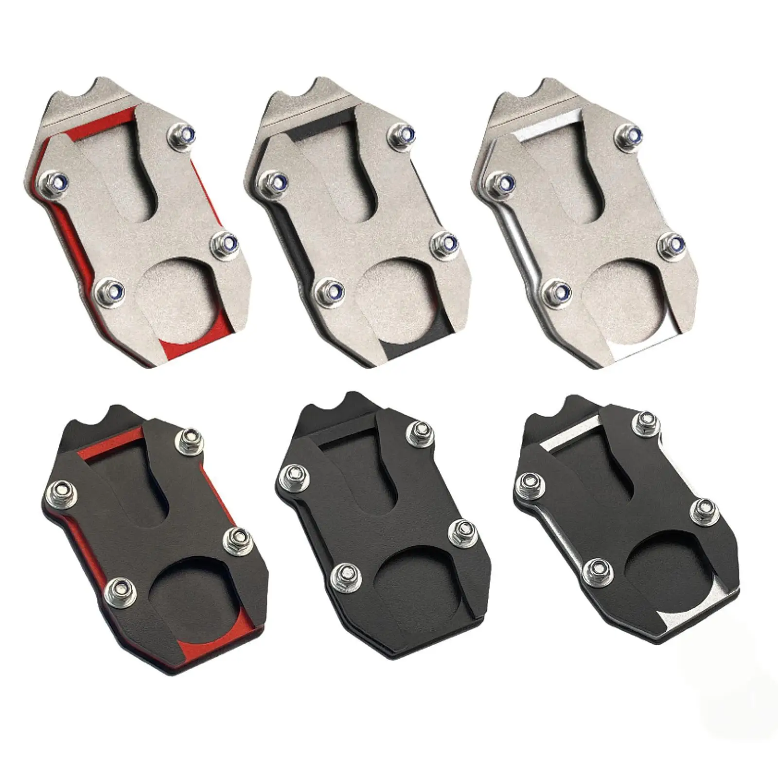 

Motorcycle Kickstand Pad Support Plate Practical Easy to Install Modified Part Foot Side Stand Extension Pad for ct125