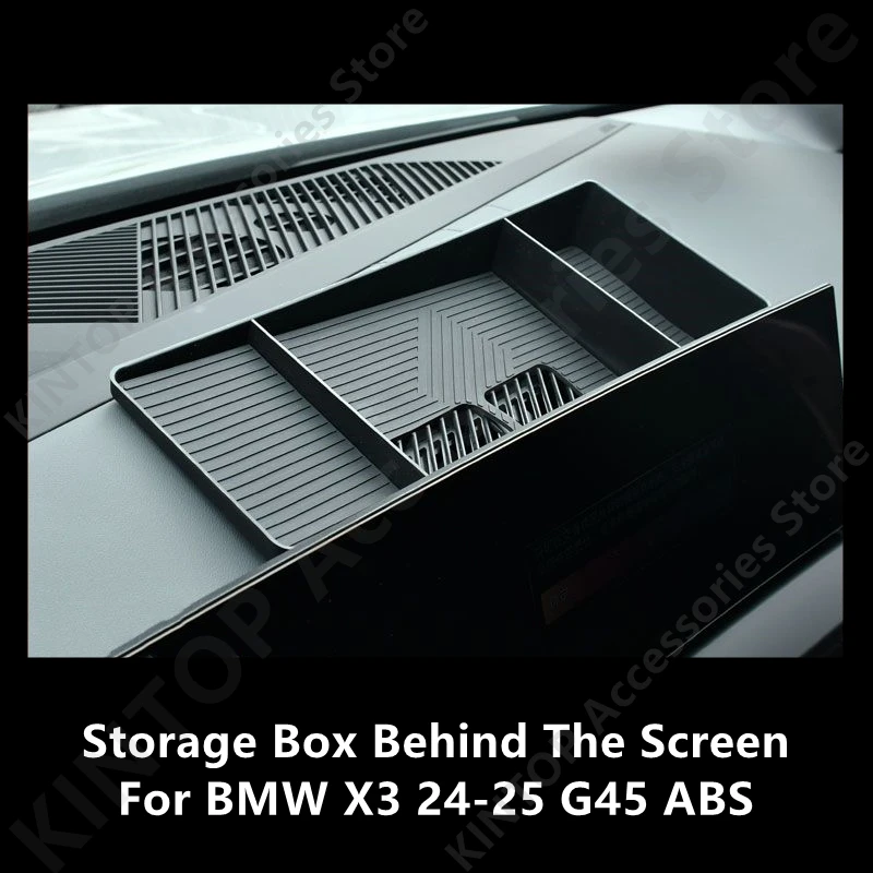 

For BMW X3 24-25 G45 ABS Storage Box Behind The Screen,Car Interior Decoration Protection Accessories Refit