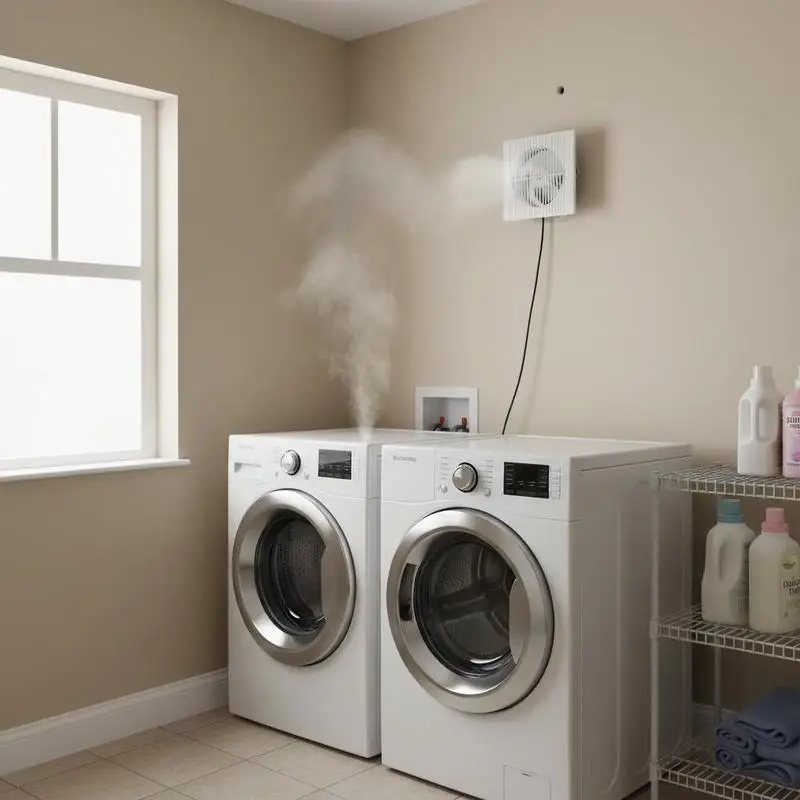 

Wall-Mounted Air Extractor 6 Inch For Bathroom Garage Laundry Room 110 CFM AC Motor Quiet Operation Easy Installation Compact Ventilation Device Air Exchanger White Finish