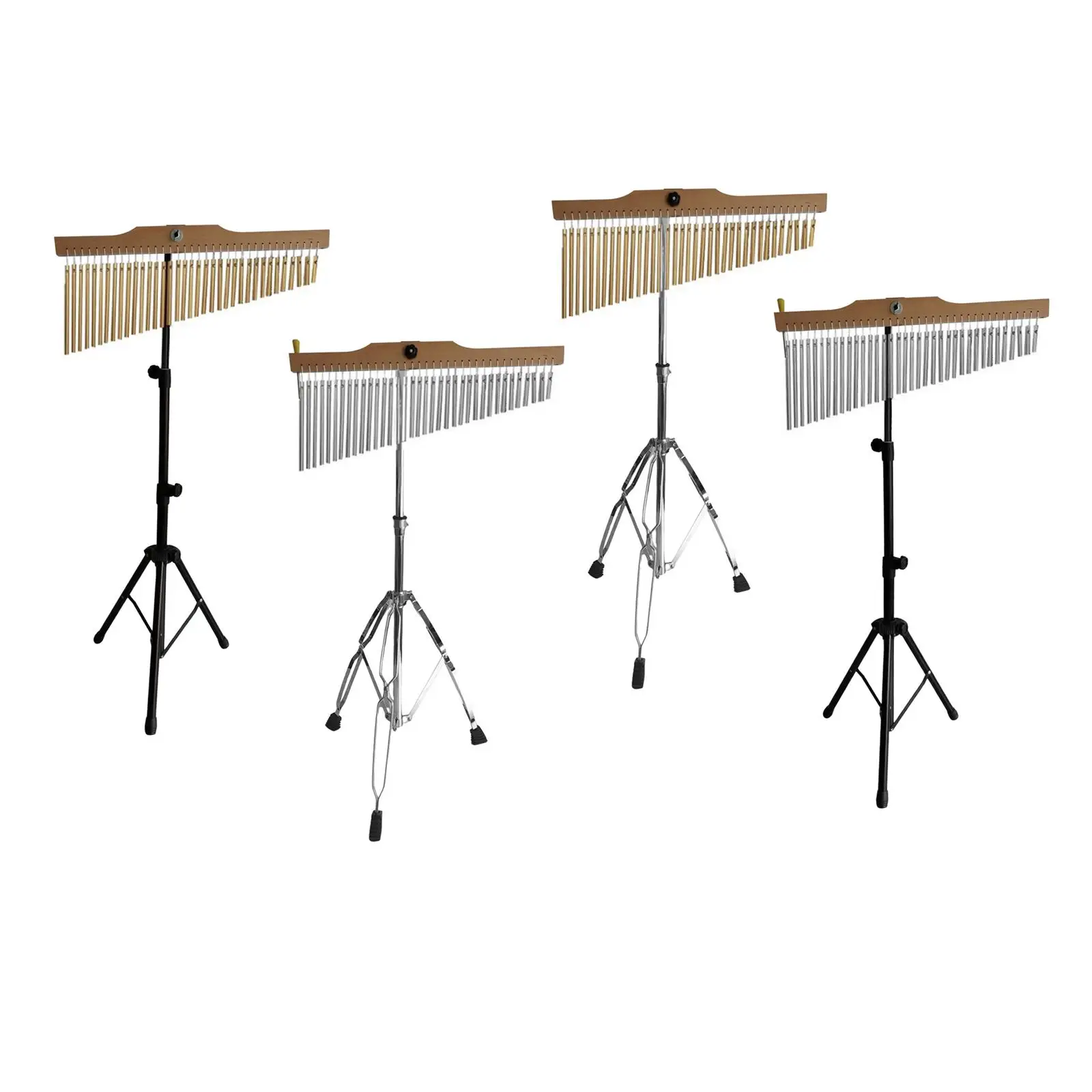 36 Bar Chimes Practice 36 Note Single Row Percussion Instrument with Mounting Stand for Gifts Classroom Friends Band Birthday