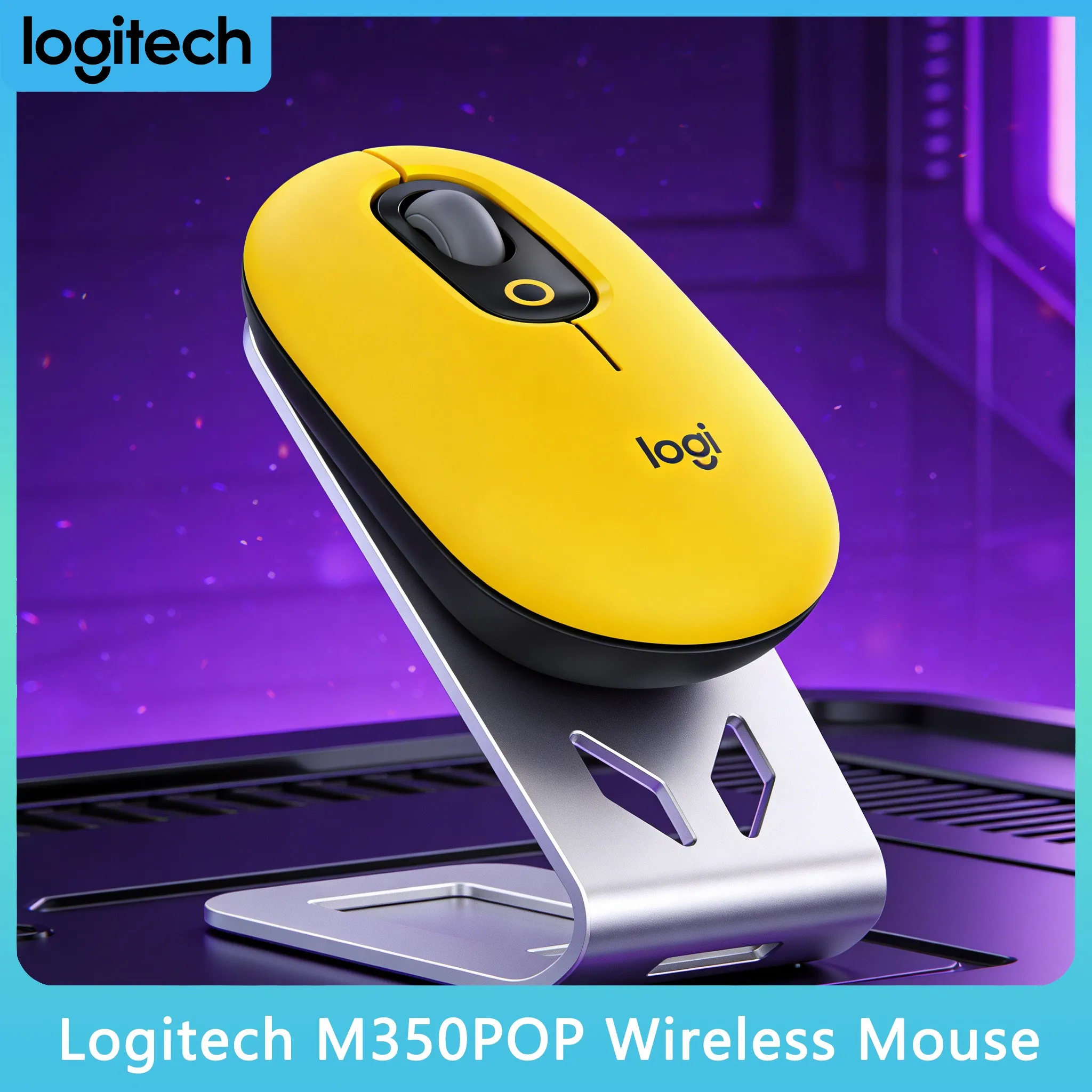 

Logitech M350 POP Low Latency Wireless Mouse Precise Control Small Hand Friendly