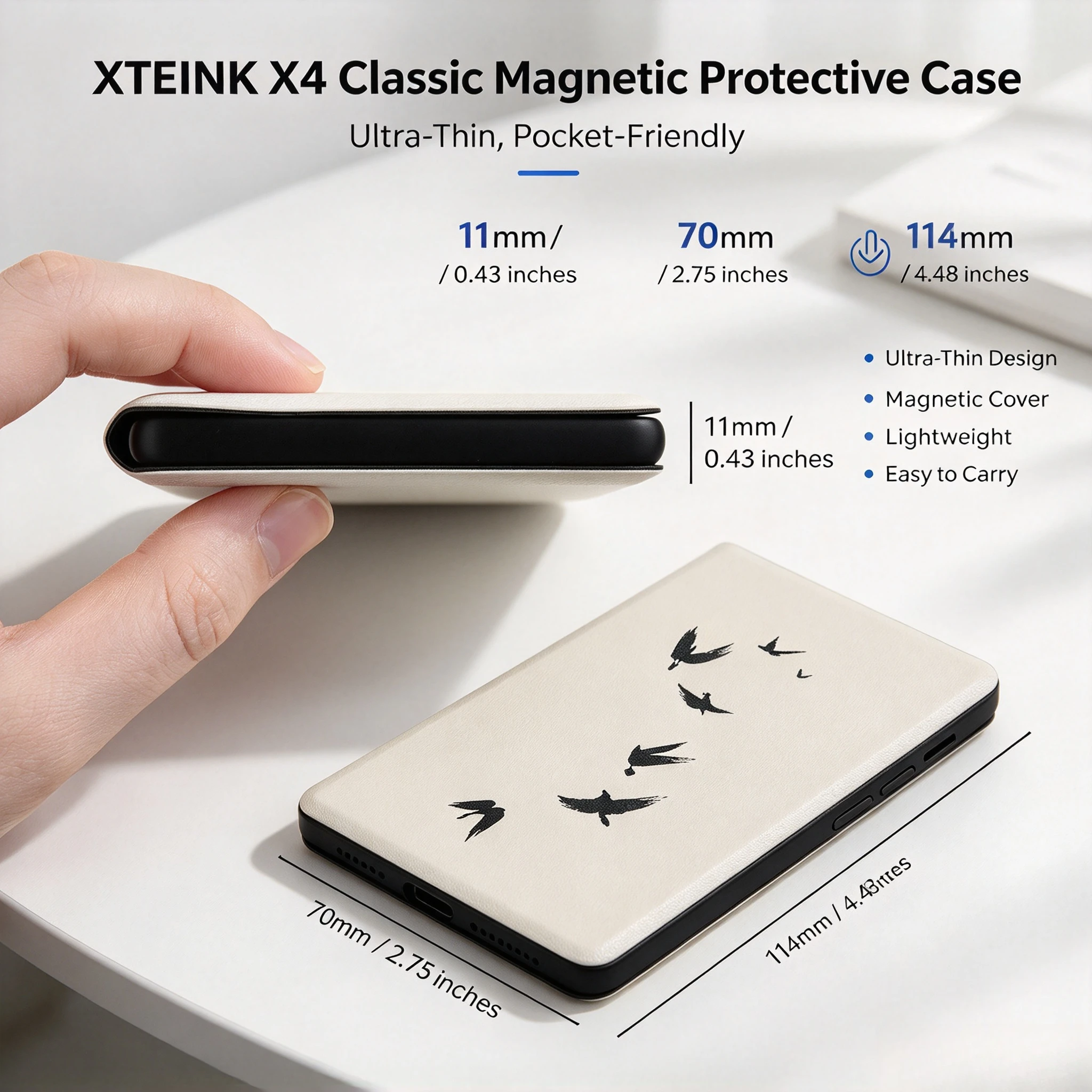 For XTEINK X4 Classic (X4 V2) 4.3