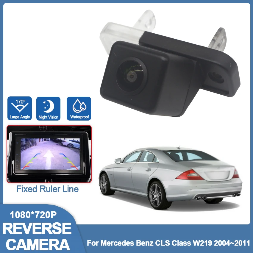 

Камера заднего вида для Mercedes Benz CLS Class W219 2004 2005 2006 2007 2008 2009 2010 2011 Full HD камера ночного видения для парковки