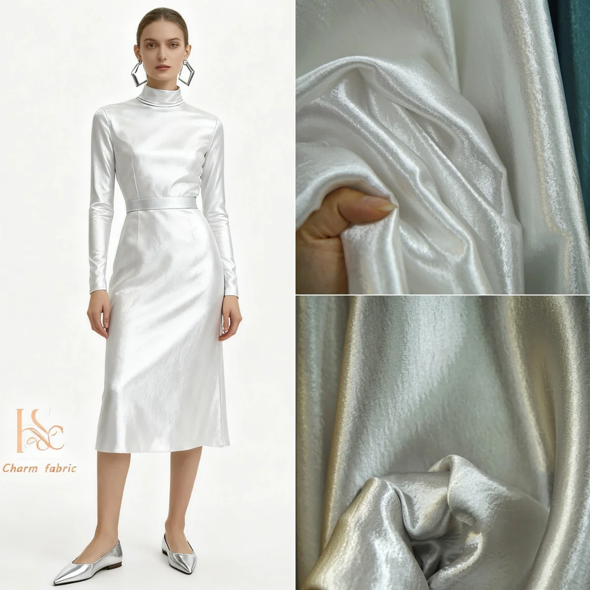 

Мягкая кристаллическая двойная креповая ткань для шитья танцевальных костюмов, одежды, украшения фона, дизайнерские материалы для одежды