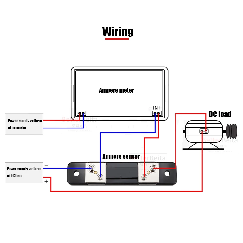 DC 0-10A 20A 30A 50A 100A 200A 300A 400A 500A 600A amperomierz DC amperomierz cyfrowy miernik panelu prądowy z amperem amperowym