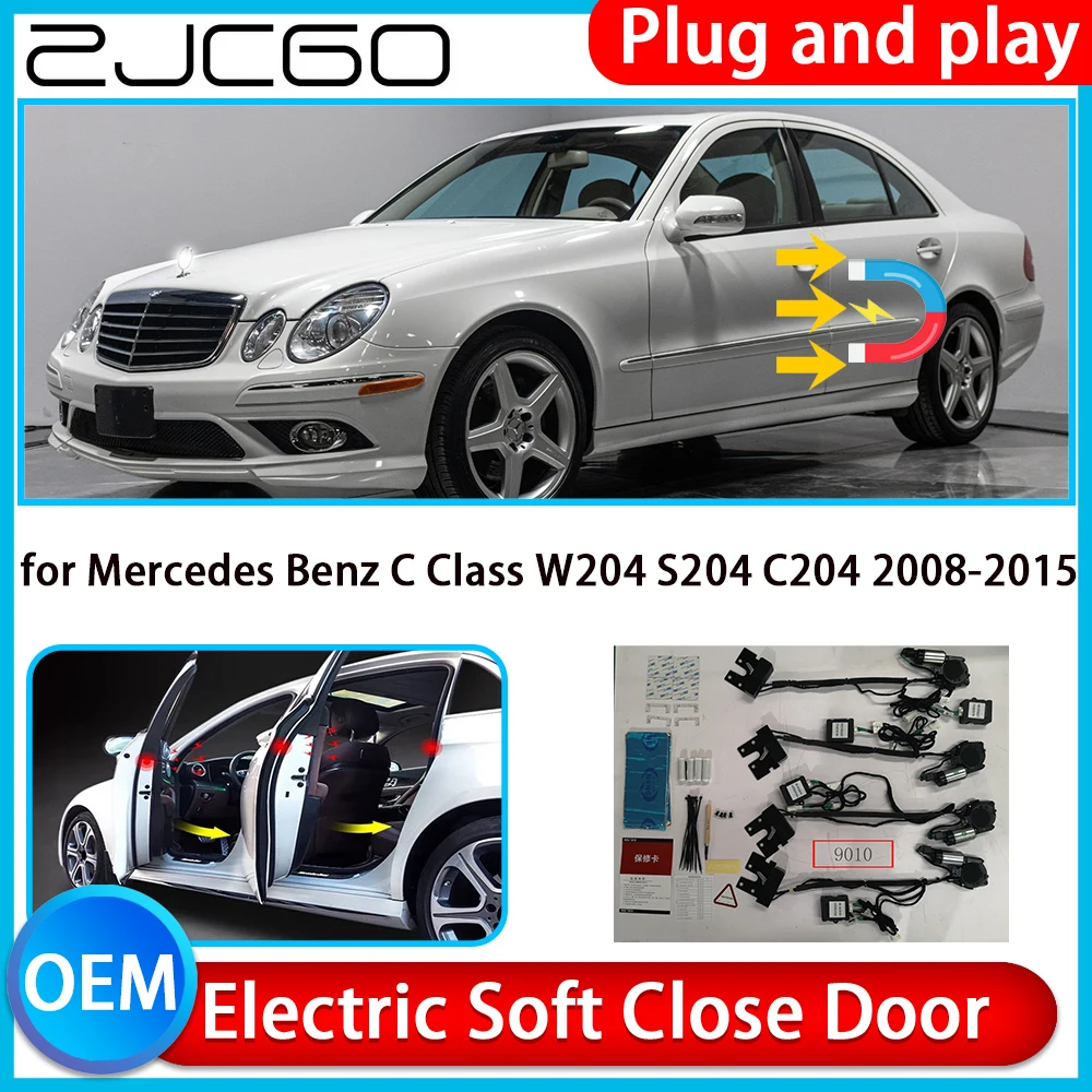 for Mercedes Benz C Class W204 S204 C204 2008-2015 Auto Pull Soft Close Kit Door Power Latch Electric Door Catch Soft Closing
