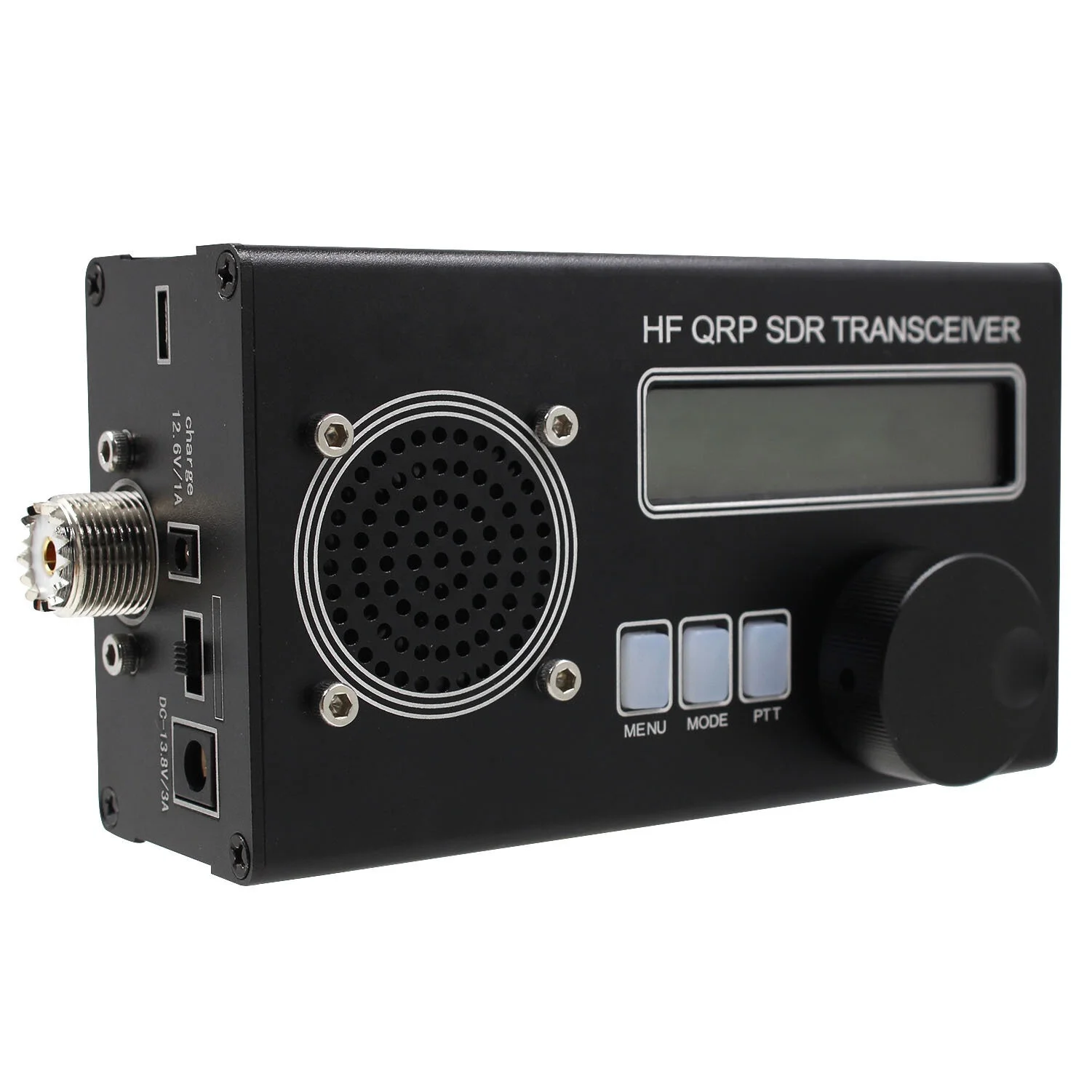 5-10W USDX USDR HF QRP SDR Transceiver SSB/CW Transceiver 8-Band DSP SDR +Battery + Charger + Microphone - EU Plug US PLUG asia