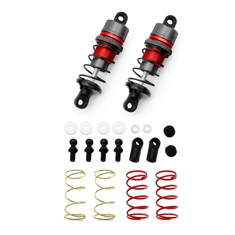 1/10 1Pair Of Metal Hydraulic Shock Absorbers RC Remote Control Car Flat Racing Drift Car (63Mm)