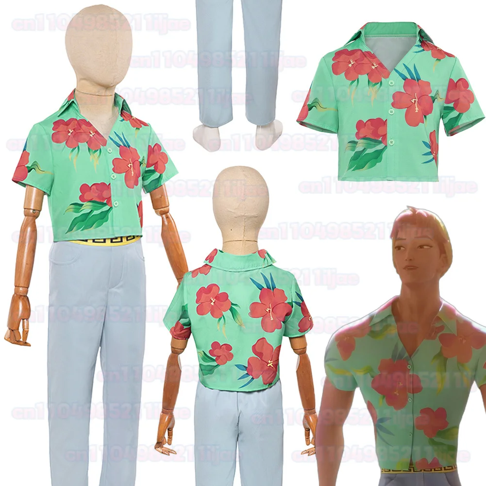 

Fantasia Demon Hunter of KPop Abby Cosplay Boys T Shirt Pants Cartoon Disfraz Costume 6 to 14 Years Halloween Carnival Clothes