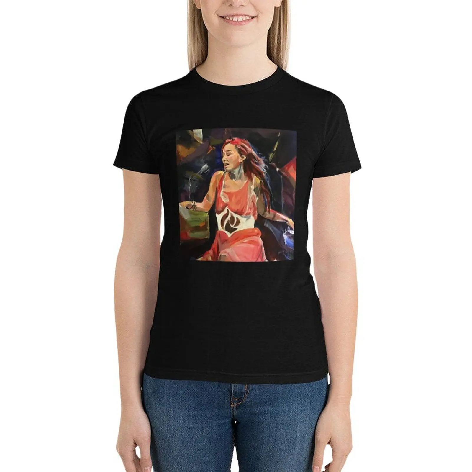 Tori Amos Two Pianos 4 T-Shirt cute clothes Blouse anime clothes female cat shirts for Women