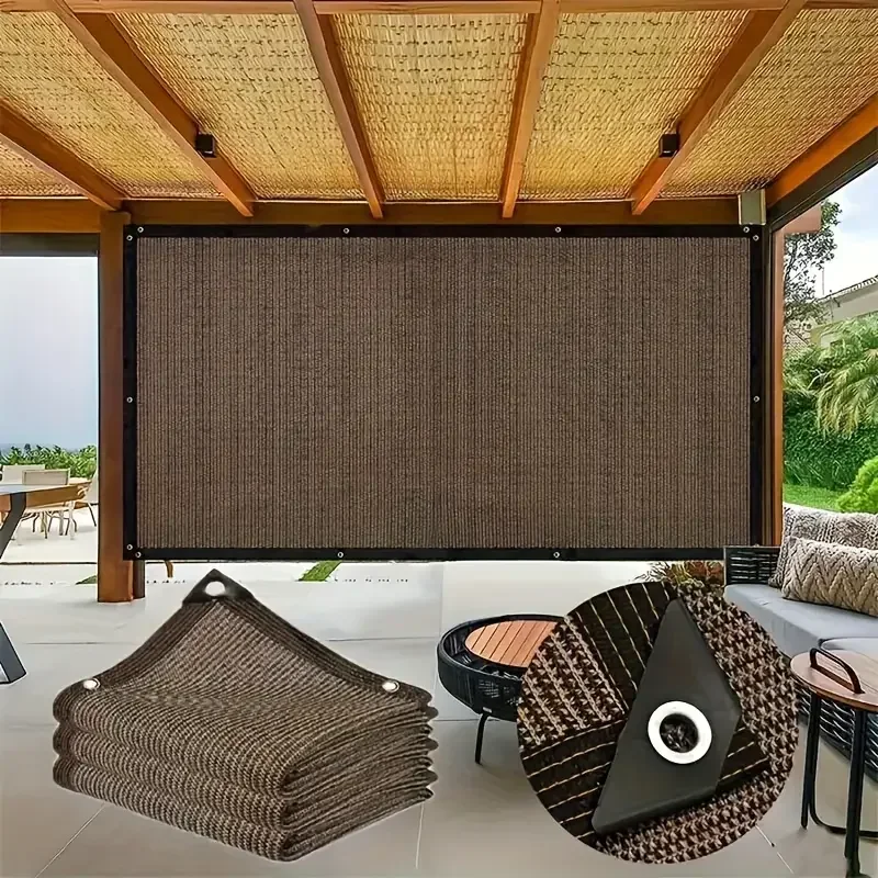 

Sunshade Cloth 90% Coffee Color Sunshade Net Suitable for Garden Patio Plant Sunshade Sail Greenhouse Outdoor Pavilion Lawn