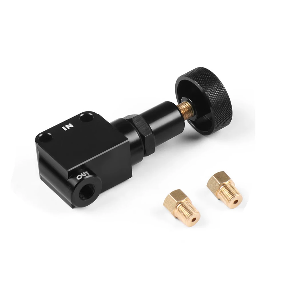 

VR - Brake Bias Proportioning Valve Pressure Regulator For Brake Adjustment 1/8-27 NPT Pressure Regulator Screw Knob Type