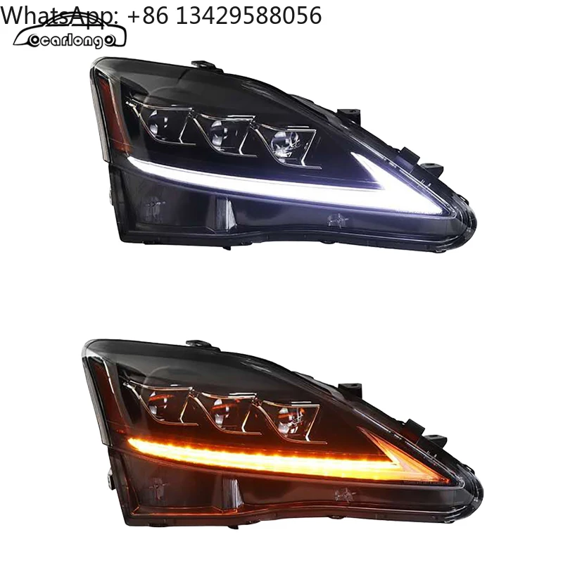 

High Quality 12V LED Headlights for Lexus IS250 IS300 2006-2012 New Assurance with High & Low Beams