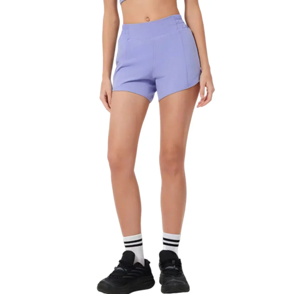 

Lemon Cool Quick Drying Sport Shorts with Women Triangle Lining and Lightweight Breathable Shorts High Waist Fitness Yoga Pants