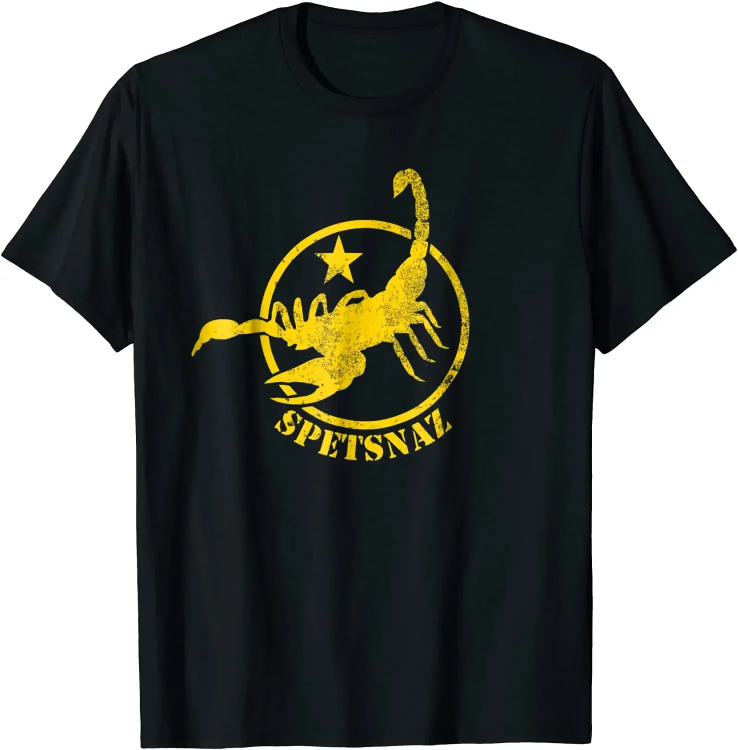 Russian Spetsnaz Scorpion Symbol Special Forces T-Shirt 100% Cotton O-Neck Summer Short Sleeve Casual Mens T-shirt Size S-3XL