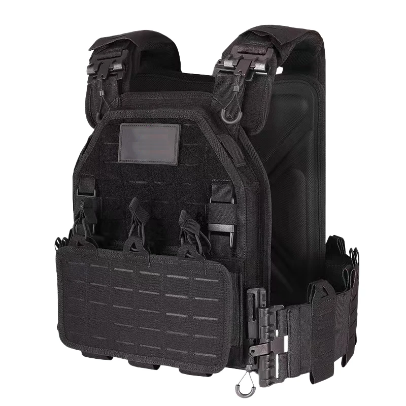 New combat vest 6094 quick detachable light laser cut tactical vest black gear to carry Military tactical vest