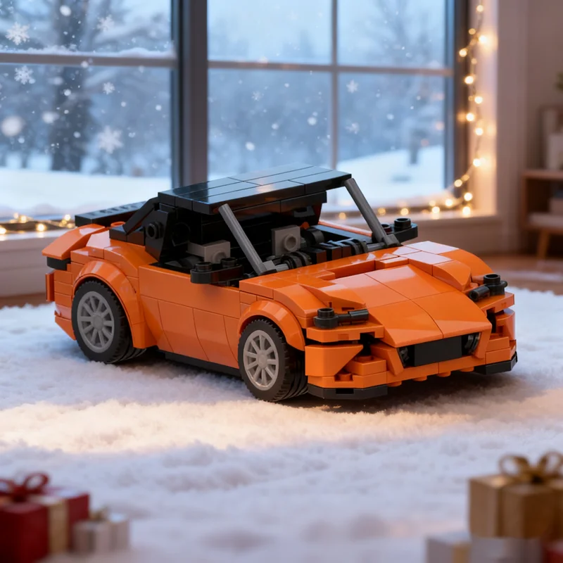 

328pcs MOC Mazda MX 5 Miata ND Alt City Champions Super Car Model Toy Building Blocks Architecture Festival Gifts Brick