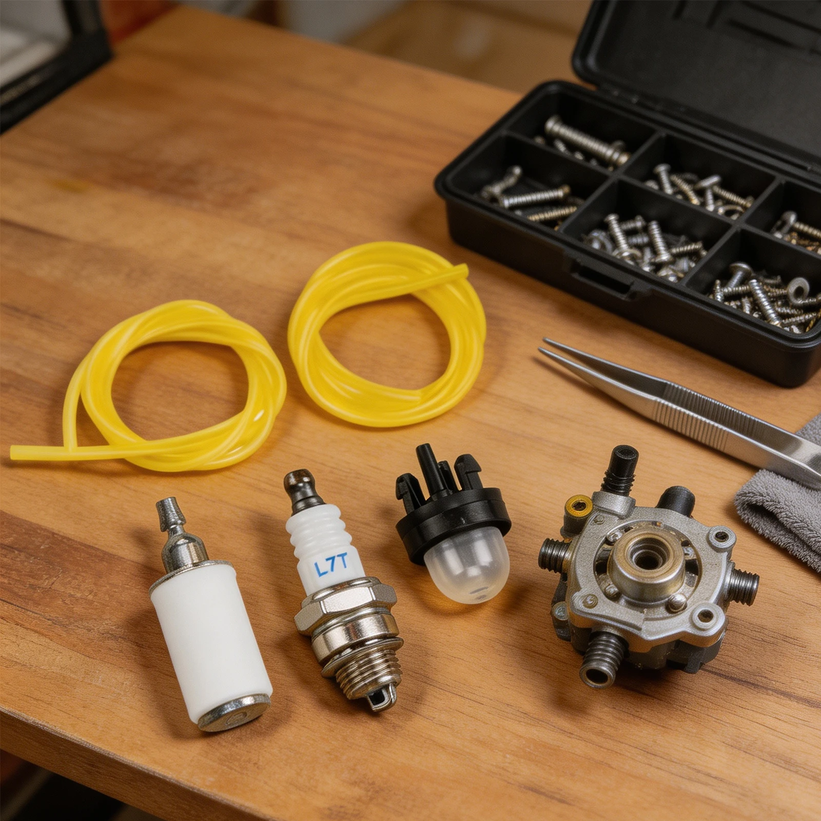 For Chainsaw Parts For Sears for Troy Fuel Line Part for primer Bulb Filter For Craftsman For Chainsaw Parts For